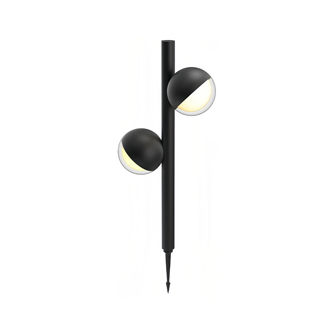 Modern Minimalist Pathway Landscape Lighting in Matte Black for Outdoor Walkways