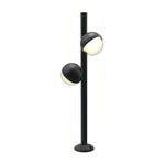 Modern Minimalist Pathway Landscape Lighting in Matte Black for Outdoor Walkways