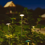 Pathway Landscape Light | Minimalist Outdoor Bollard in Matte Green