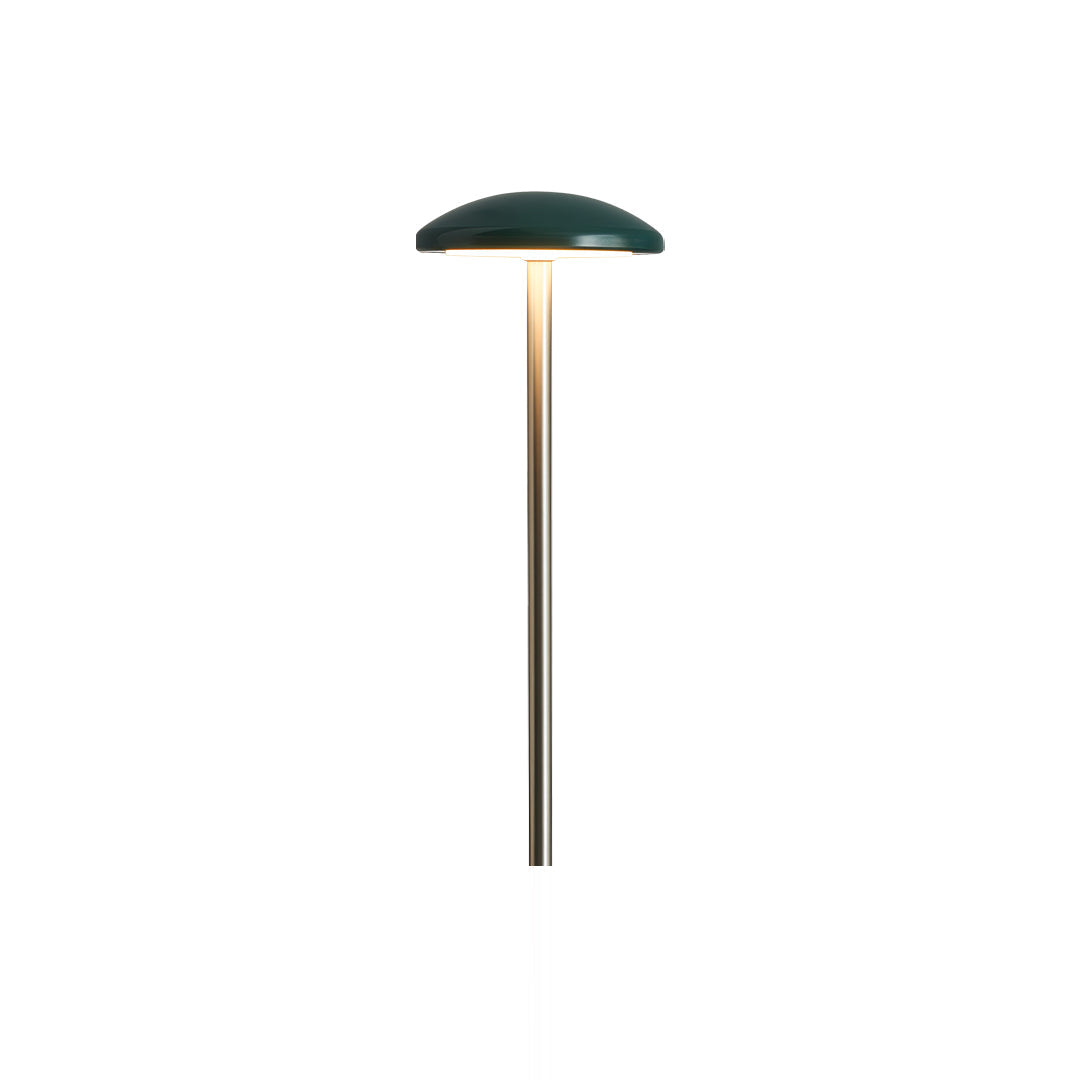 Pathway Landscape Light | Minimalist Outdoor Bollard in Matte Green