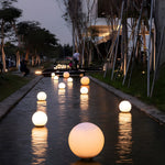 Lunar Acrylic LED Landscape Light – Modern Outdoor Garden Sphere