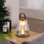 Lumina Spiral Portable LED Table Lamp – Rechargeable Ambient Light for Modern Interiors