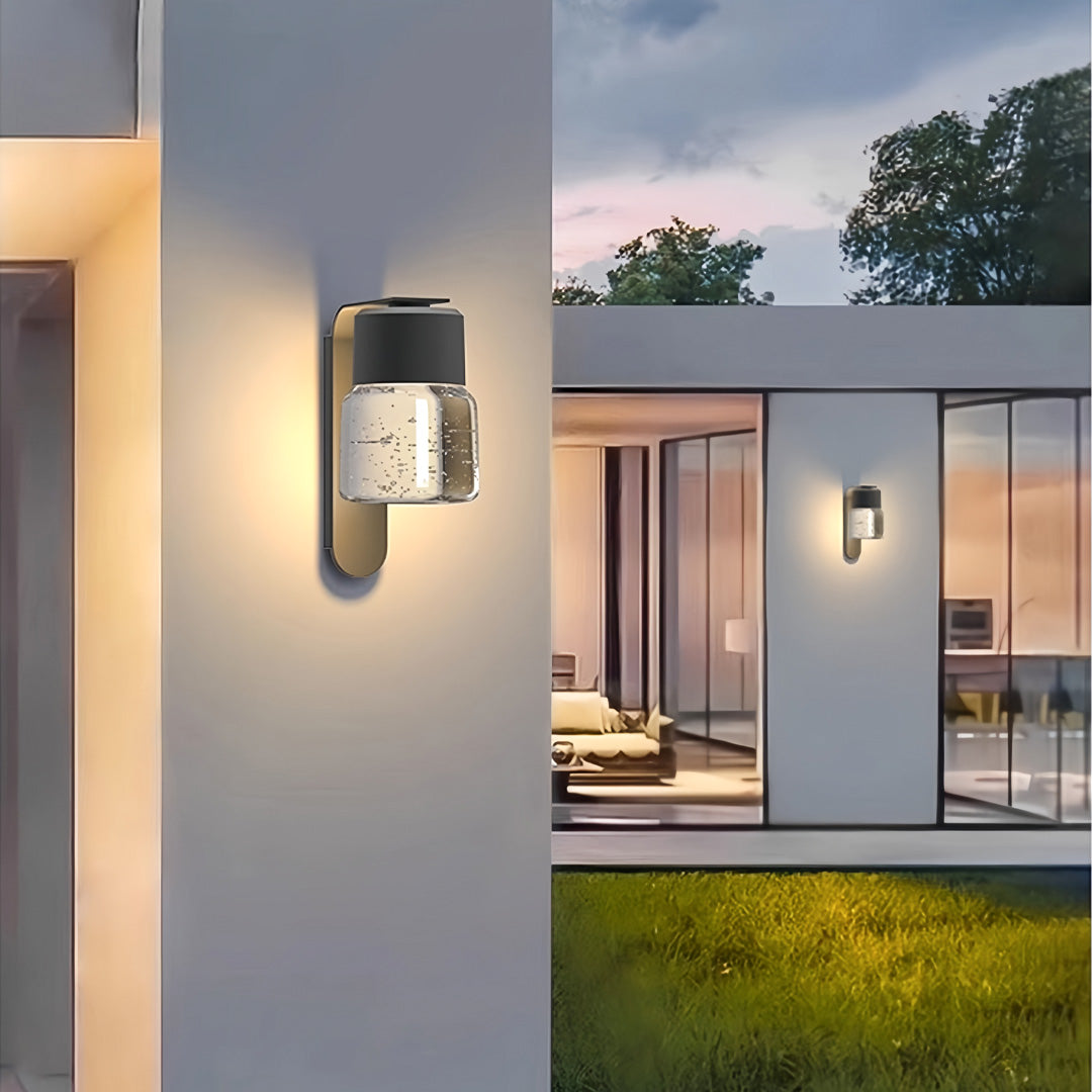 Outdoor Wall Sconce with Motion Sensor, IP65 Waterproof Stainless Steel Balcony Light