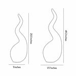 Aurelia Outdoor Floor Lamp – Modern Water Drop Landscape Lighting