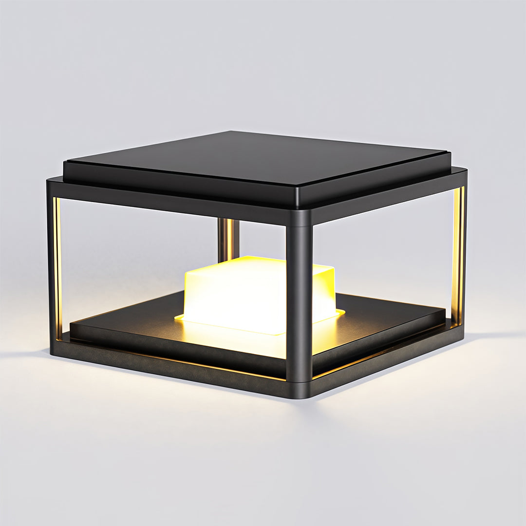 Modern Outdoor Pillar Light – Waterproof Aluminum Post Lantern