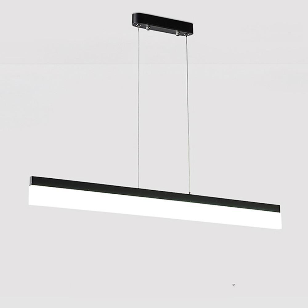 Linear LED Pendant Light in Aluminum and Acrylic for Modern Interiors