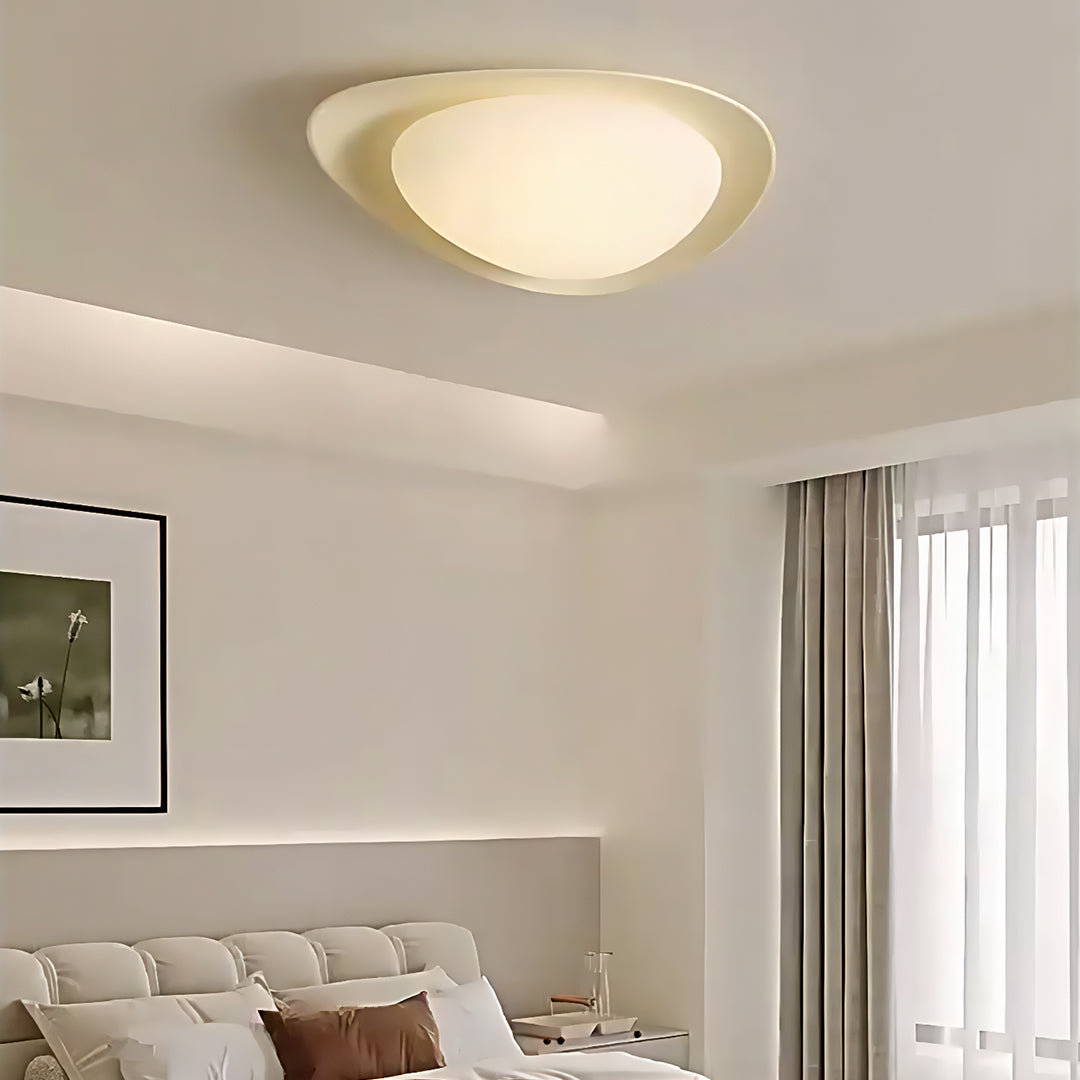 Pebble Full Spectrum LED Flush Mount Ceiling Light in Nordic Style