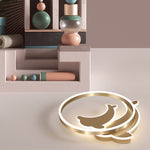 Personalized Creative Romantic Three Color Adjustable Led Dolphin Ceiling Lamp
