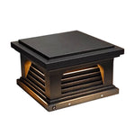 Modern Outdoor Pillar Light for Villa Gate Post – Stainless Steel LED