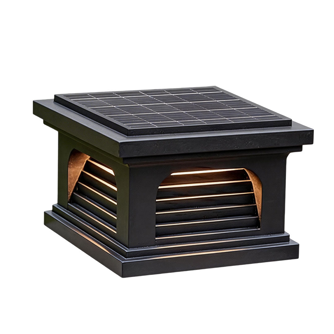 Modern Outdoor Pillar Light for Villa Gate Post – Stainless Steel LED