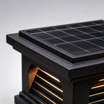 Modern Outdoor Pillar Light for Villa Gate Post – Stainless Steel LED