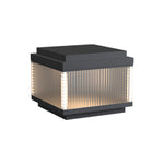 Minimalist Pillar Light for Courtyard, Waterproof Stainless Steel Post Lamp