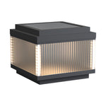 Minimalist Pillar Light for Courtyard, Waterproof Stainless Steel Post Lamp