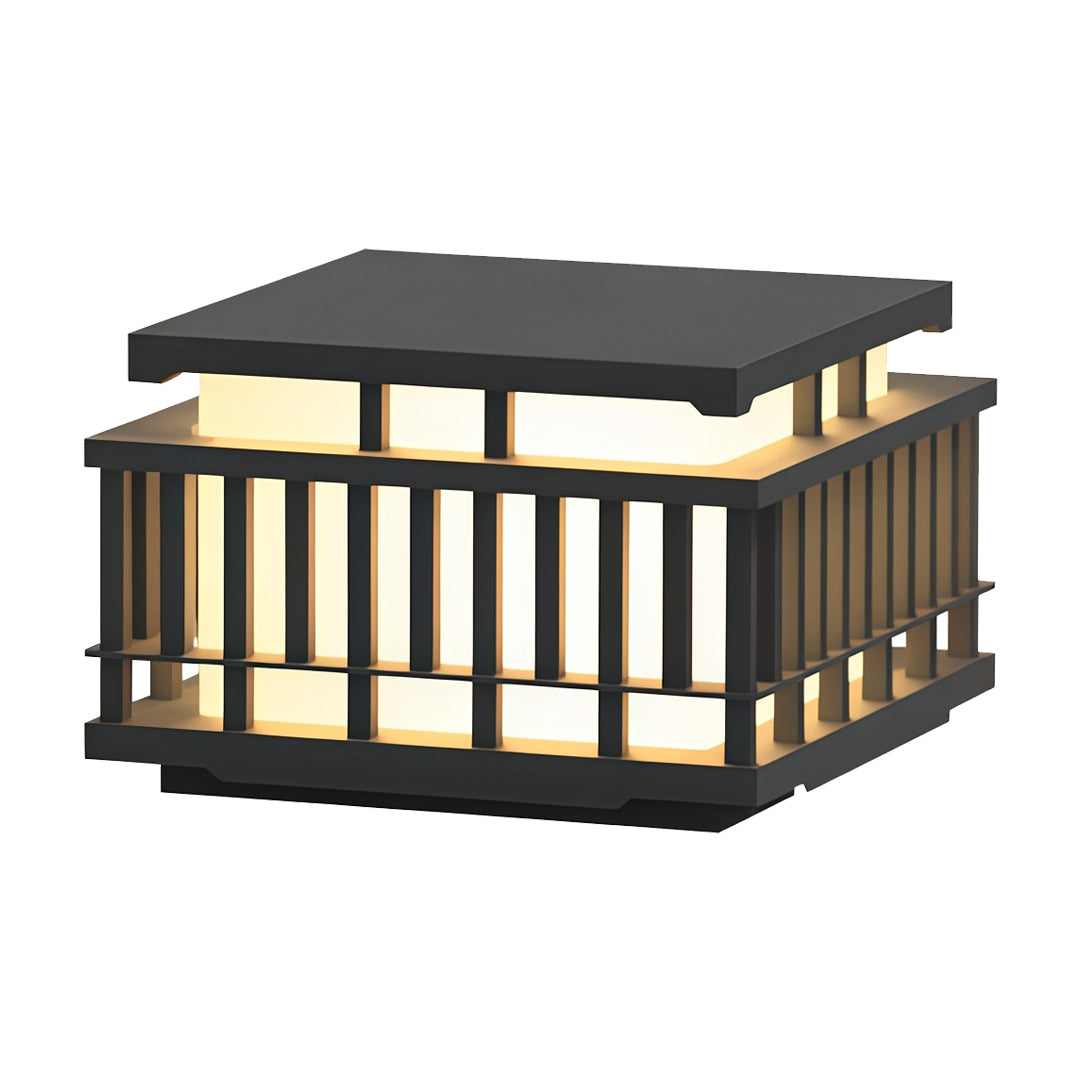 Stainless Steel Pillar Lights for Modern Garden Courtyards
