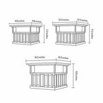 Modern Stainless Steel Outdoor Pillar Lights for Gateposts and Courtyards