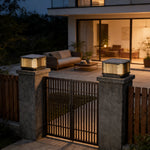 Pillar Solar Lights Modern Outdoor Landscape Lighting