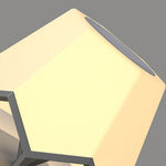 Modern Pillar Top Solar Lights Waterproof Stainless Steel Gate Lamp