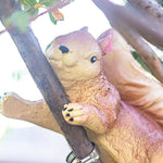Solar Animal Garden Lights LED Waterproof Hanging Sculptural Squirrel Outdoor Lamp