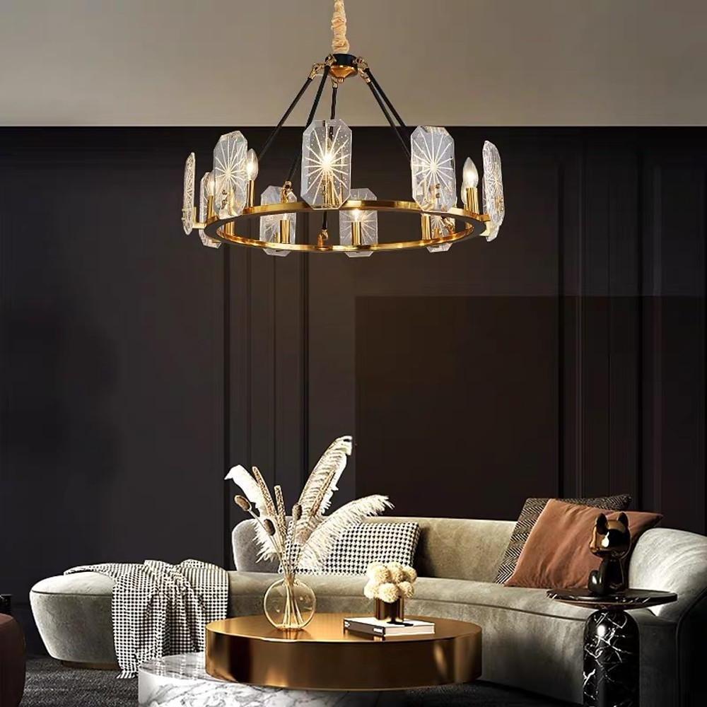 Wagon Wheel Chandeliers 8 Or 10 Lights Gold Finish