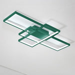 Abstract Rectangles LED Flush Mount Ceiling Light in Modern Minimalist Style