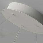 Orbital Ring LED Pendant Light in Matte Black or White