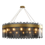 Lumina Glass Chandelier — Modern Luxury Pendant for Dining & Living Spaces
