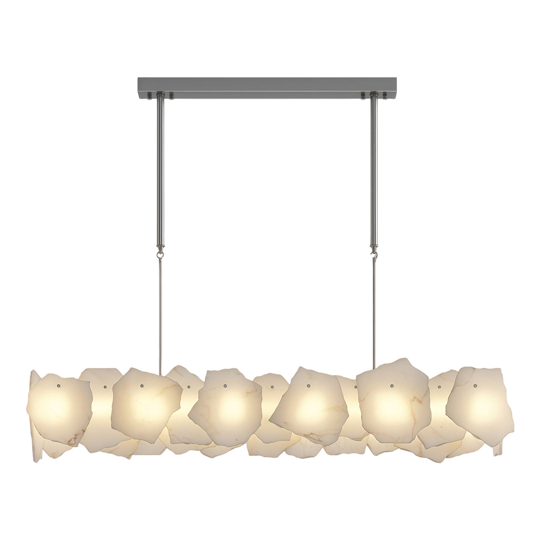 Aurelia Cloud Stone LED Chandelier in Copper | Modern Luxury Ceiling Light
