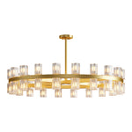 American Copper Crystal Chandelier, Modern Luxury Ceiling Light