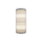 American-Style Copper Linear Wall Sconce with Clear Glass Shade