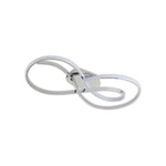 Art Deco Flush Mount Ceiling Light with Dimmable LED, Nordic Minimalist Design