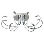 Nordic LED Flush Mount Ceiling Light with Dimmable Silicone Shade