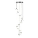 Italian Minimalist Ring Chandelier for High Ceilings
