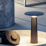 Outdoor LED Table Lamp with Aluminum Body and PC Shade