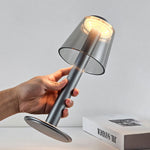 Lumina Adjustable LED Table Lamp in Aluminum and Acrylic