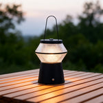Modern Outdoor Solar Lantern with UV Mosquito Repellent – Dimmable Rechargeable Table Lamp
