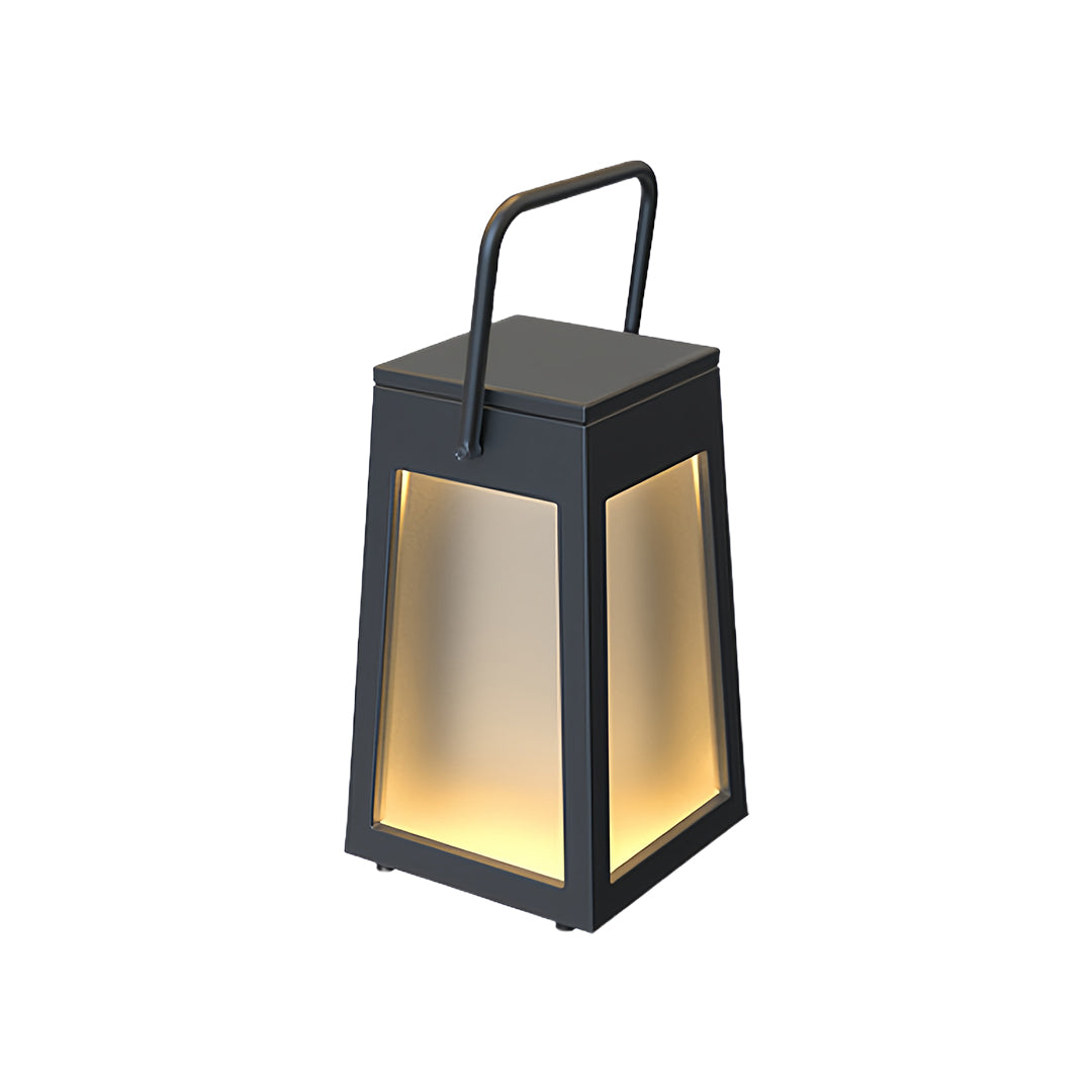 Nocturne Portable LED Lantern in Matte Black, IP65 Waterproof