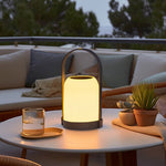 Solar Handheld LED Lantern with 3000K Warm Light, IP65 Waterproof, USB Rechargeable