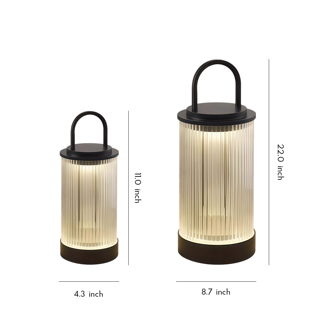 Modern Portable Lantern for Outdoor Terrace and Landscape Lighting