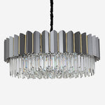 Postmodern Personality Three Color Led Home Living Room Crystal Chandelier