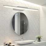 Lumina White LED Vanity Light — Minimalist Acrylic Wall Sconce for Modern Bathrooms