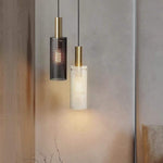 Modern Cylinder LED Pendant Light with Adjustable Cord for Dining and Bedroom