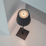 Lumina Cordless Touch Table Lamp in Matte Aluminum