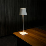 Lumina Cordless Touch Table Lamp in Matte Aluminum