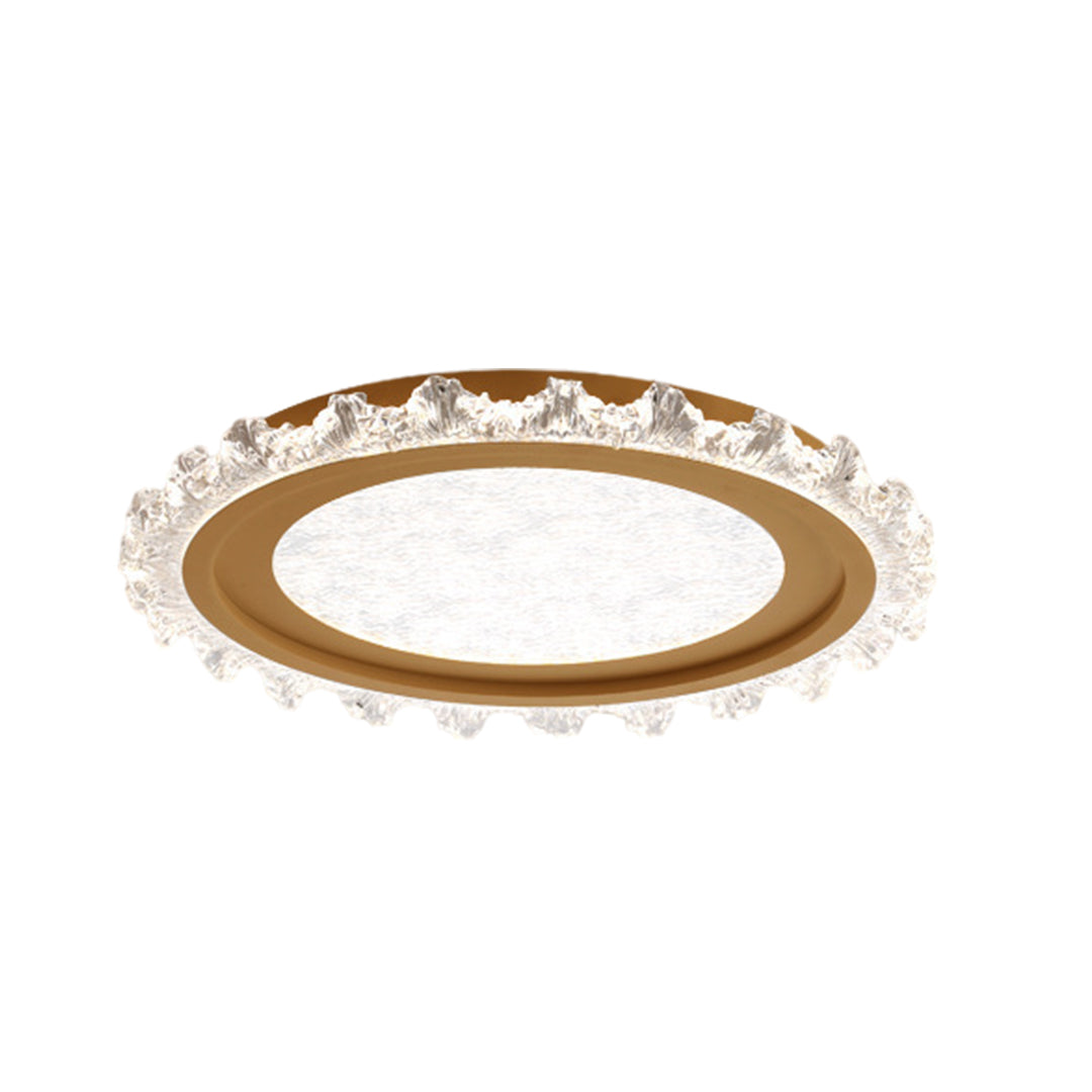 Lumière Rond LED Flush Mount Ceiling Light in White