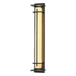 Minimalist Waterproof Outdoor Wall Light in Black Stainless Steel