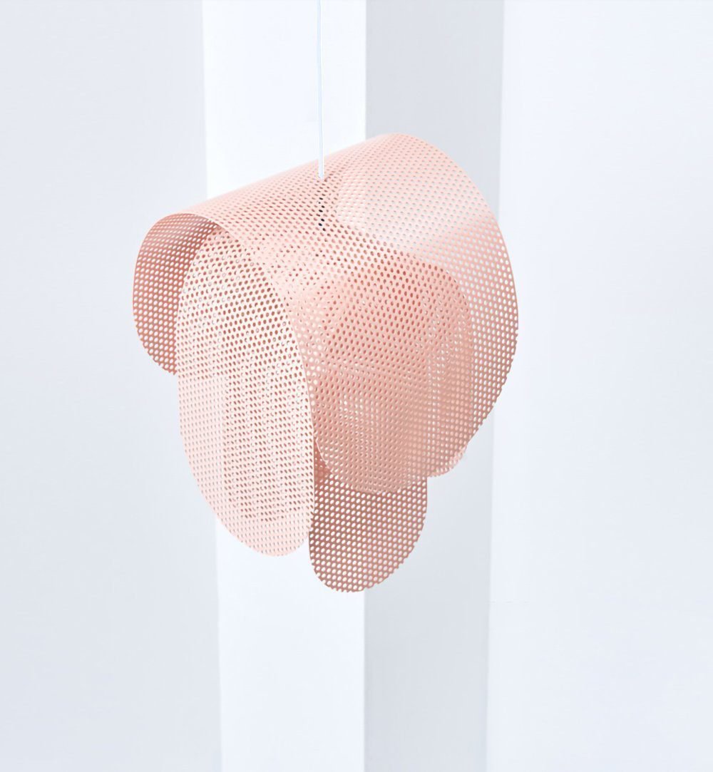 Perforated Metal Pendant Light