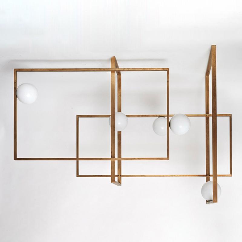 Mondrian Glass Ceiling light