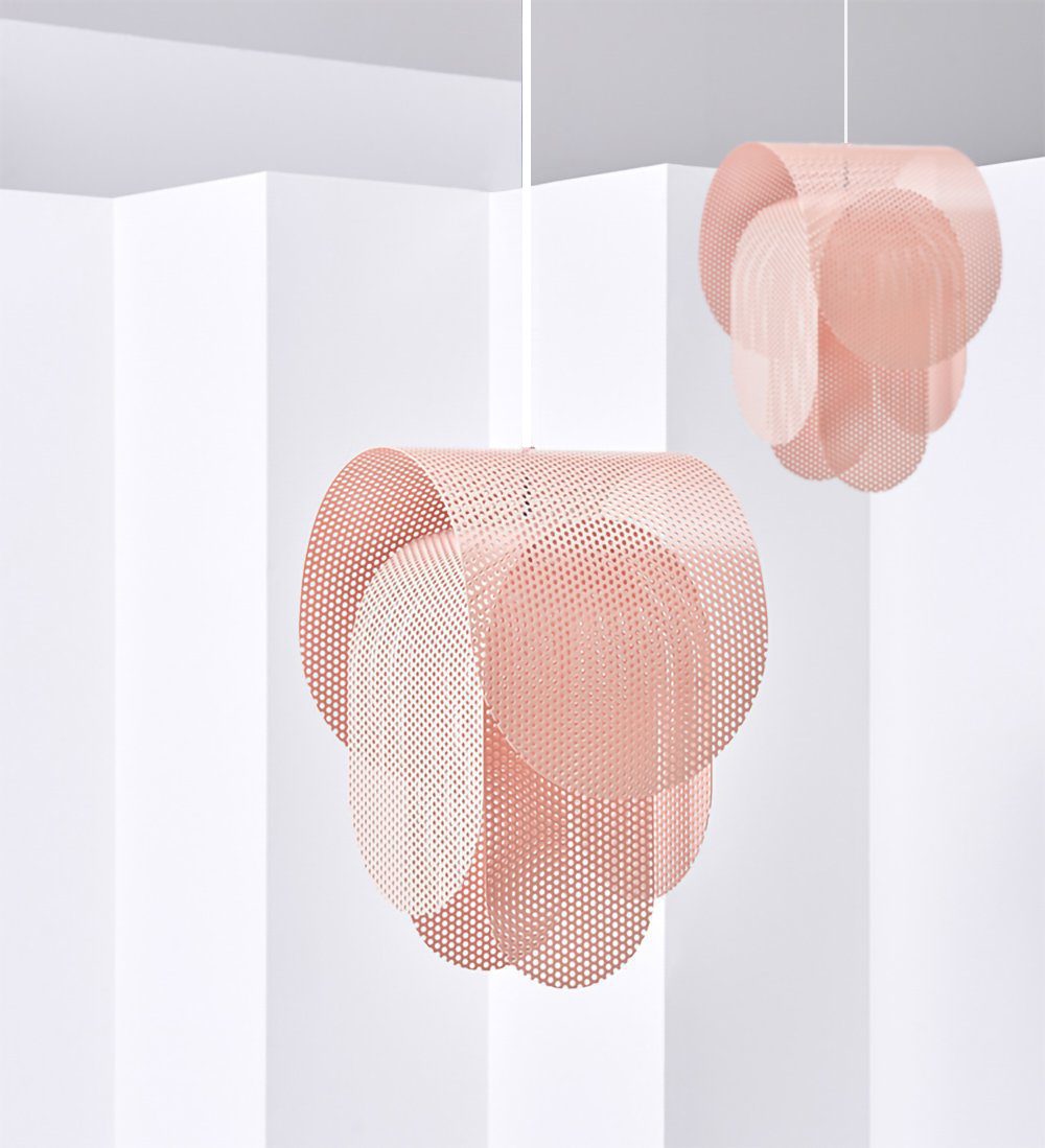 Perforated Metal Pendant Light
