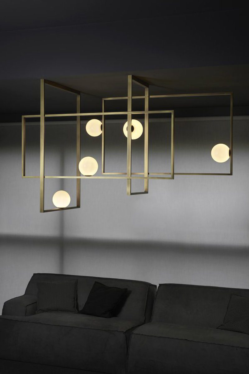 Mondrian Glass Ceiling light