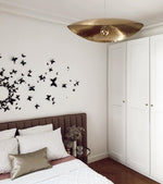 Hammered Brass Suspension Llight
